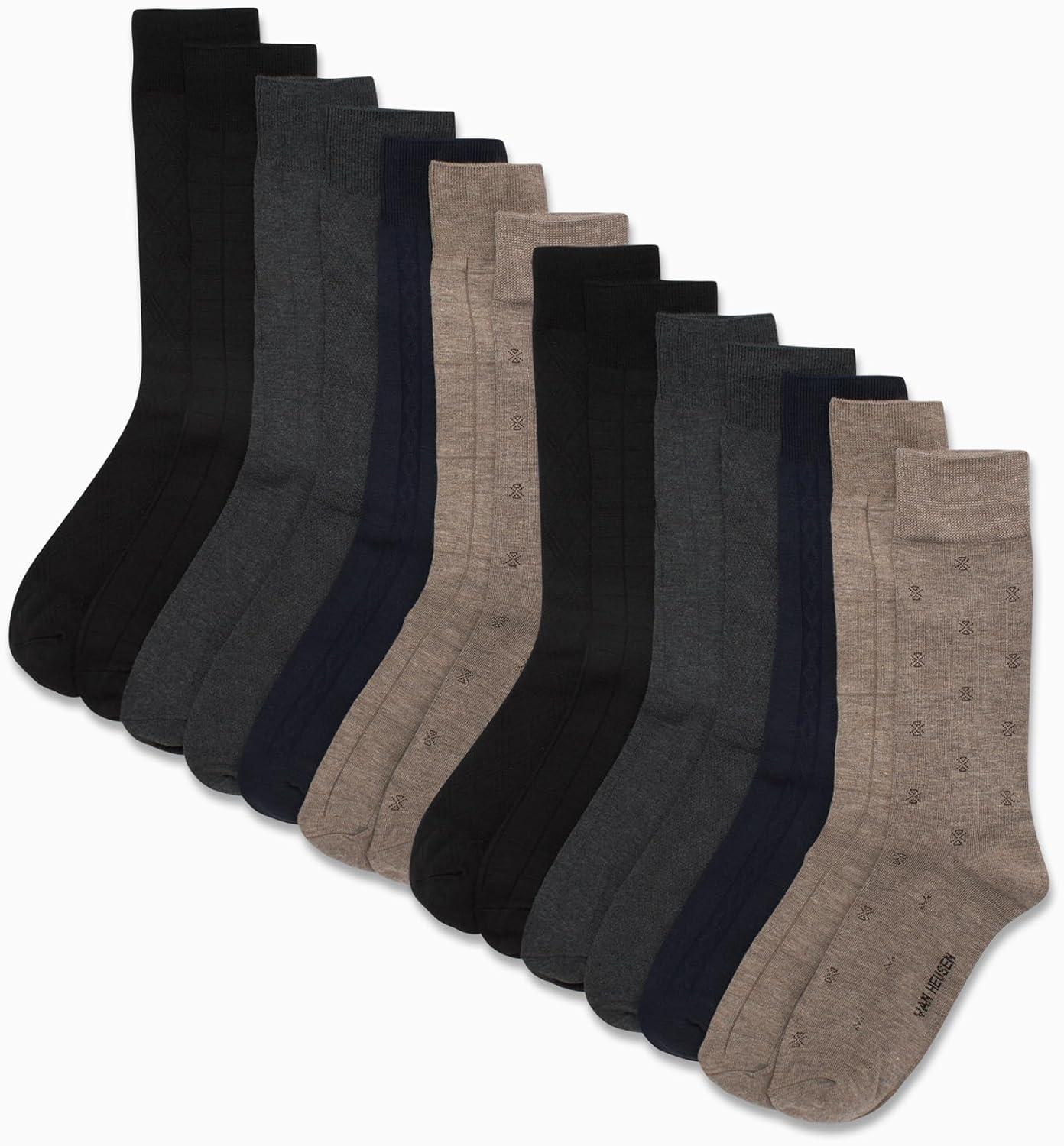 image:imageVan Heusen Mens Dress Socks 14 Pack Everyday Casual Work SocksAssorted Colors