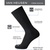image:imageVan Heusen Mens 10 Pack Cushioned Athletic Performance Crew Running SocksGrey HeatherBlack