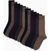 image:imageVan Heusen Mens 14 Pack Soft Stretch Moisture Wicking Dress Crew SocksAssorted Texture