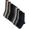 image:imageVan Heusen Mens 14 Pack Soft Stretch Moisture Wicking Dress Crew SocksBlues