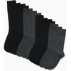 image:imageVan Heusen Mens 14 Pack Soft Stretch Moisture Wicking Dress Crew SocksDark Grey Heather