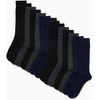 image:imageVan Heusen Mens 14 Pack Soft Stretch Moisture Wicking Dress Crew SocksNavy Assorted