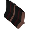 image:imageVan Heusen Mens 14 Pack Soft Stretch Moisture Wicking Dress Crew SocksTaupe
