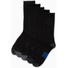 image:imageVan Heusen Mens 5 Pack Cushioned Athletic Crew Running SocksBlackGrey Multi