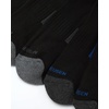 image:imageVan Heusen Mens 5 Pack Cushioned Athletic Crew Running SocksBlackGrey Multi
