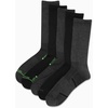 image:imageVan Heusen Mens 5 Pack Cushioned Athletic Crew Running SocksGrey HeatherBlack