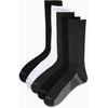 image:imageVan Heusen Mens 5 Pack Cushioned Athletic Crew Running SocksGrey Multi