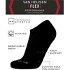 image:imageVan Heusen Mens 6 Pack No Show Low Cut Socks Cushioned Moisture WickingAll White