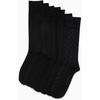 image:imageVan Heusen Mens 7 Pack Dress Casual Crew Socks Stretch MoistureWickingAll Black