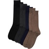 image:imageVan Heusen Mens 7 Pack Dress Casual Crew Socks Stretch MoistureWickingAssorted Texture