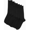 image:imageVan Heusen Mens 7 Pack Dress Casual Crew Socks Stretch MoistureWickingBlack Pattern