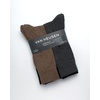 image:imageVan Heusen Mens 7 Pack Dress Casual Crew Socks Stretch MoistureWickingBrownGrey Multi