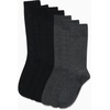 image:imageVan Heusen Mens 7 Pack Dress Casual Crew Socks Stretch MoistureWickingDark Grey Heather