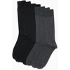 image:imageVan Heusen Mens 7 Pack Dress Casual Crew Socks Stretch MoistureWickingGreyBlack Solid