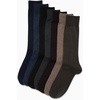 image:imageVan Heusen Mens 7 Pack Dress Casual Crew Socks Stretch MoistureWickingHeather Multi