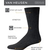 image:imageVan Heusen Mens 7 Pack Dress Casual Crew Socks Stretch MoistureWickingNeutral Assorted