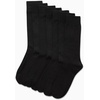 image:imageVan Heusen Mens 7 Pack Dress Casual Crew Socks Stretch MoistureWickingPure Black
