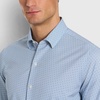 image:imageVan Heusen Mens AllWay Performance Stretch Long Sleeve Button Up Shirt Slim Fit Regular Length Quick DryBel Air Blue