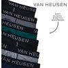 image:imageVan Heusen Mens Boxer Briefs 6 Pack Stretch Boxers No Fly Pouch 6 InseamBlackMedium GreyGreenBlackDark GreyLight Grey