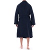 image:imageVan Heusen Mens Comfort Soft Fleece RobeNavyChevron