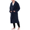 image:imageVan Heusen Mens Comfort Soft Fleece RobeNavyChevron