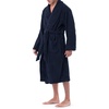 image:imageVan Heusen Mens Comfort Soft Fleece RobeNavyChevron