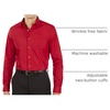 image:imageVan Heusen Mens Dress Shirt Fitted Poplin SolidFlame