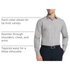 image:imageVan Heusen Mens Dress Shirt Fitted Poplin SolidGreystone