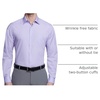 image:imageVan Heusen Mens Dress Shirt Fitted Poplin SolidLavender