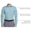 image:imageVan Heusen Mens Dress Shirt Fitted Poplin SolidOcean Mist