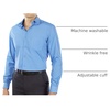 image:imageVan Heusen Mens Dress Shirt Fitted Poplin SolidPacifico