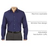 image:imageVan Heusen Mens Dress Shirt Fitted Poplin SolidPersian Blue
