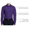 image:imageVan Heusen Mens Dress Shirt Fitted Poplin SolidPurple Velvet
