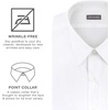 image:imageVan Heusen Mens Dress Shirt Fitted Poplin SolidWhiteCameo Blue