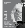 image:imageVan Heusen Mens Dress Shirt Fitted Poplin SolidWhiteLight GreyPersian Blue