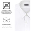 image:imageVan Heusen Mens Dress Shirt Fitted Poplin SolidWhiteLight GreyPersian Blue