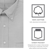 image:imageVan Heusen Mens Dress Shirt Regular Fit Non Iron SolidBlue Mist