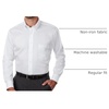 image:imageVan Heusen Mens Dress Shirt Regular Fit Non Iron SolidWhite
