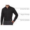 image:imageVan Heusen Mens Dress Shirt Regular Fit Poplin SolidBlack