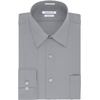 image:imageVan Heusen Mens Dress Shirt Regular Fit Poplin SolidGrey Stone