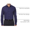 image:imageVan Heusen Mens Dress Shirt Regular Fit Poplin SolidPersian Blue