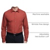 image:imageVan Heusen Mens Dress Shirt Regular Fit Poplin SolidPersimmon