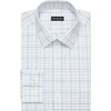 image:imageVan Heusen Mens Dress Shirt Regular Fit Ultra Wrinkle Free Flex Collar Stretch CheckBlue Palm