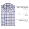 image:imageVan Heusen Mens Dress Shirt Slim Fit Ultra Wrinkle Free Flex Collar StretchBlue Violet