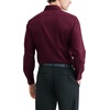 image:imageVan Heusen Mens Dress Shirt Slim Fit Ultra Wrinkle Free Flex Collar StretchMerlot Texture