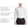 image:imageVan Heusen Mens Dress Shirt Slim Fit Ultra Wrinkle Free Flex Collar StretchWhite Wash