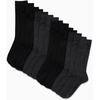image:imageVan Heusen Mens Dress Socks 14 Pack Everyday Casual Work SocksHeather GreyBlack