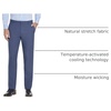 image:imageVan Heusen Mens Essential Slim Fit Flat Front Dress Pant Stretch Fabric amp Waistband Machine WashableAsh Navy