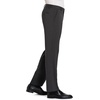 image:imageVan Heusen Mens Essential Slim Fit Flat Front Dress Pant Stretch Fabric amp Waistband Machine WashableBlack Dobby