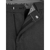 image:imageVan Heusen Mens Essential Slim Fit Flat Front Dress Pant Stretch Fabric amp Waistband Machine WashableBlack Dobby
